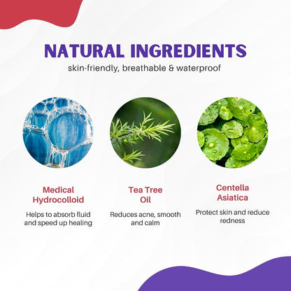 Pimple Patches: Pimple Patches for Face - Acne Patches for Face - Pimple Patch - Acne Patches - Pimple Patched Stars - Pimple Patches Cute - Star Pimple Patches for Face(104 Patches/ 2 Shapes)