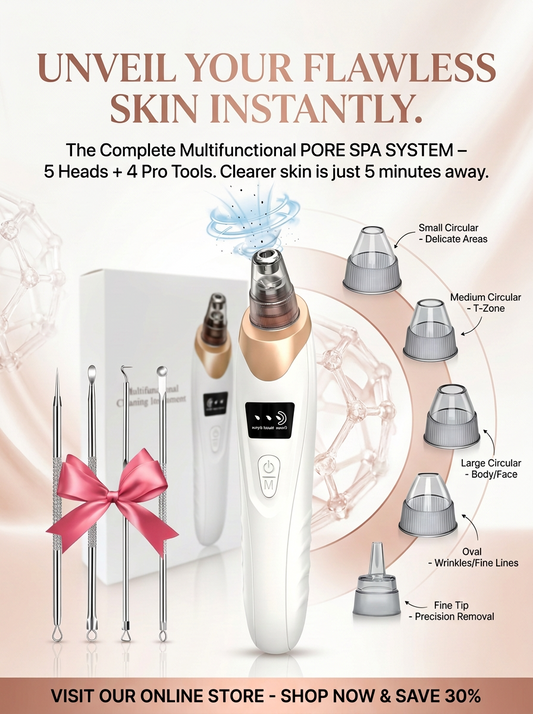 Pore Vacuum Blackhead Remover - For Clearer, Smoother Skin 2.0
