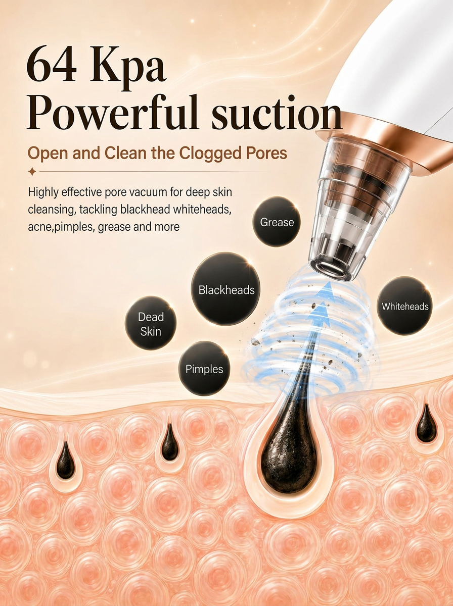 Pore Vacuum Blackhead Remover - For Clearer, Smoother Skin 2.0